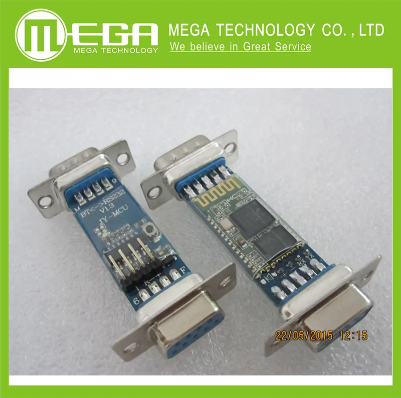 

DB9 interface RS232 bluetoothpping through the module , wireless serial ports, HC06 Slave, Male-Female