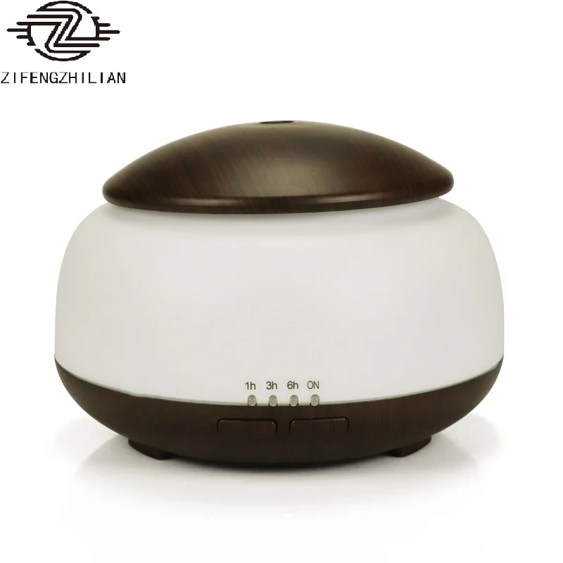 

ZIFENGZHILIAN Wood Humidifier Aroma Diffuser remote control 7 Colors Changing LED Lights cool mist maker Air Purifier for Home