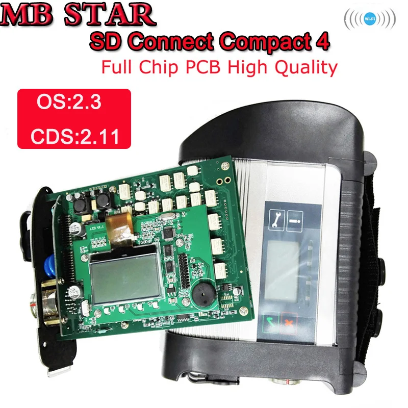 S+++ Full Chip MB STAR C4 SD Connect Compact C4 Software V03/2020 Mb star Multiplexer Diagnostic Tool with WIFI For Car &truck|sd connect compact 4|sd connectc4 sd connect - AliExpress