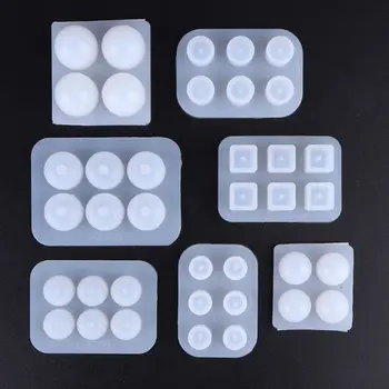 

1 Set UV Resin Silicone Mould DIY Handmade Beads Epoxy Mold Pendant Jewelry Crafts Making Molds Dried Flower Resin Decorative