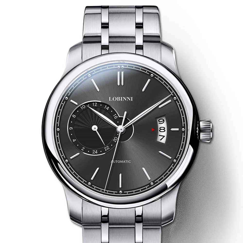 men watch p4 Автоматические наручные часы для мужчин, мужские механические часы LOBINNI Мужские Роскошные Водонепроницаемые наручные часы швейцарский бренд relogio masculino - Цвет: men watch p4
