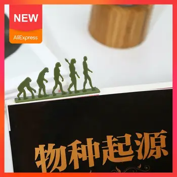 

1pc Creative Theory Of Evolution Bookmark 3d Advance Stationery Reading Office For Children Book Supplies Bookmarks Holder Z4T2