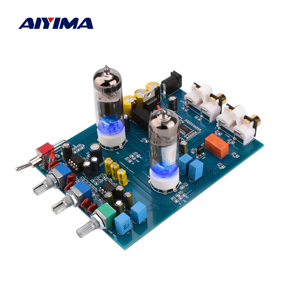AIYIMA усилитель Bluetooth трубка предусилитель лихорадка Hifi 6J5 желчь вакуумная JRC5532