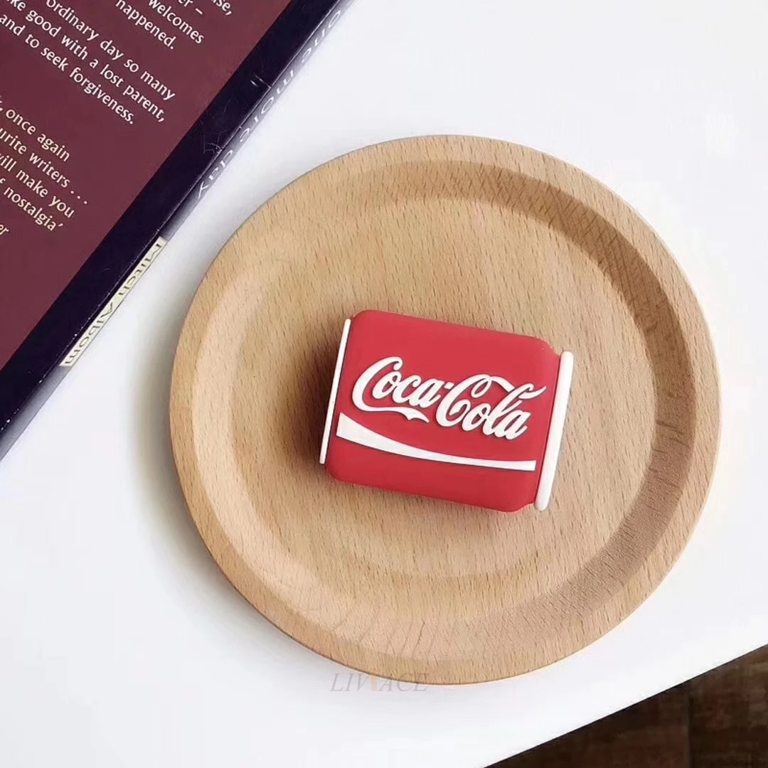 cola Милый силиконовый чехол-держатель для мобильного телефона с 3D рисунком для iphone x xs 11 pro max 5 5S 6 8 7 - Цвет: cola
