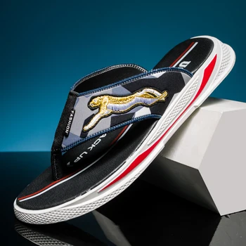 

Popular Summer Flip Flops For Men Fashion Soft Man Slippers Comfortable Home Slippers Men Anti Slip Man Shower Slippers
