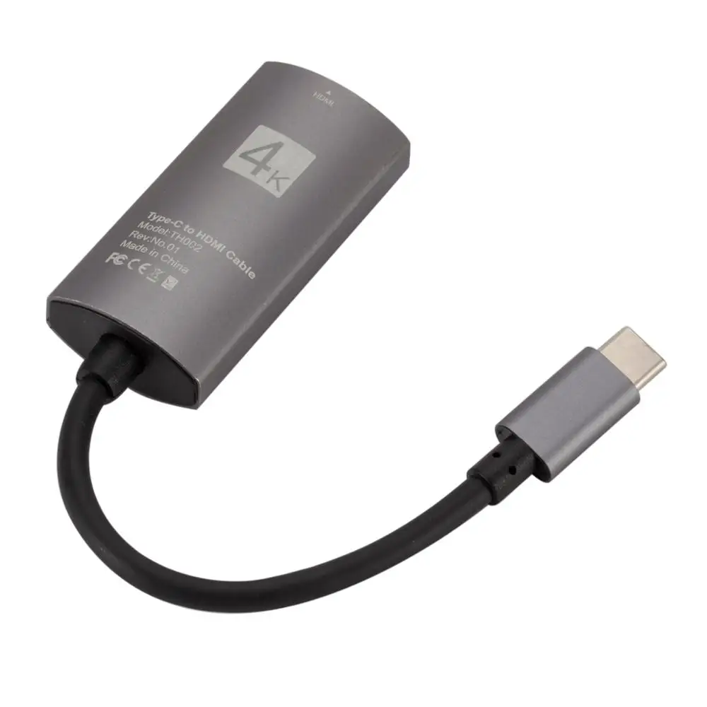 Kebidu 30 Гц 4K* 2K USB C type-C к HDMI Кабель-адаптер для Samsung Galaxy S8 S9 Note 8 Macbook usb type C к HDMI конвертер