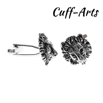 

Retro style Cufflinks for Men Lions Head Cufflinks Gifts for Men 3D The king of forest Lion Head Cufflinks C10525