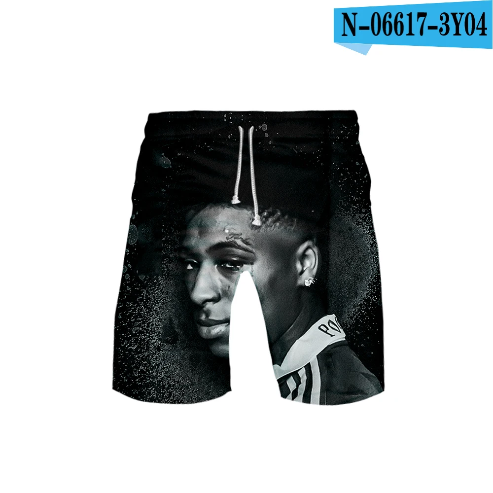 YoungBoy Never Broke agre, шорты в стиле хип-хоп, летние шорты, новые быстросохнущие пляжные шорты, шорты в стиле хип-хоп, пляжная одежда - Цвет: N06617