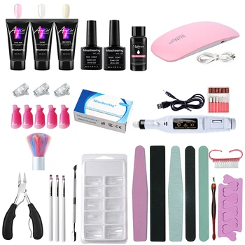 

[In Stock] 35pcs/Set Acrylic Nail Gel Kits 3 PCS 30ml Quick Building Gel Nail Polish for Nail Extensions Gel Polish Nail Art Set