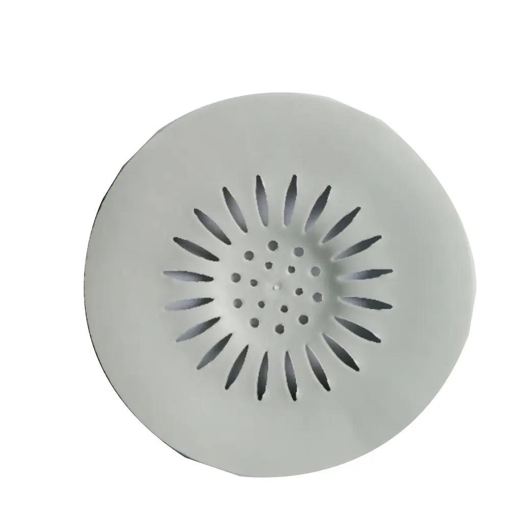 Round Floor Drain Mat Cover Plug Water Filter Shower Drain Covers Sink Strainer Filter Hair Stopper For Bathroom Kitchen