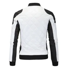 Aowofs мужская одежда плюс толстый хлопок кожаное пальто Европа и Америка Европейская версия большого размера мужская кожаная одежда Bl