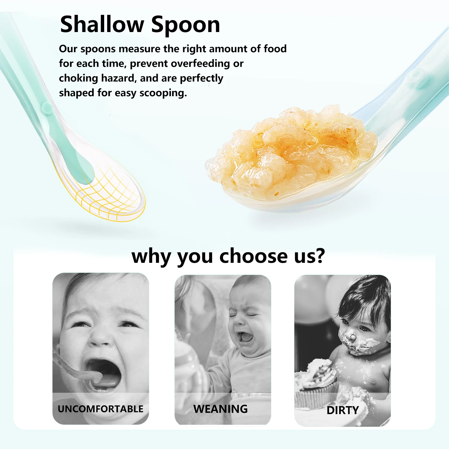 Soft Silicone Baby Feeding Spoon Candy Color Temperature Sensing Spoon Children Food Baby Spoons Feeding Dishes Feeder Flatware 5