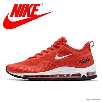

Original Nike air max sequent 97 air cushion running shoes Women's size 36-39 924452 101 red white