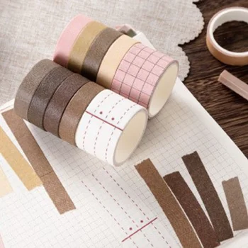 

10 Pieces / Set Of Sweet Dream Series And Paper Tape Set DIY Tape Series Cute Tape Set Tape Diary Office Student Supplies