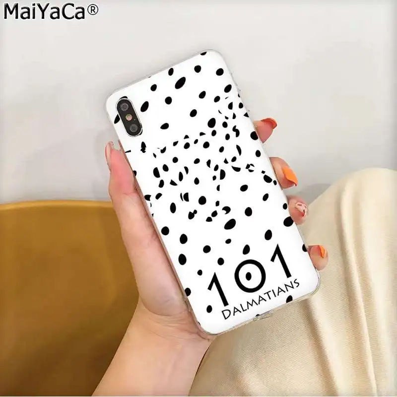 MaiYaCa 101 далматинцы собака Минимальный Фильм ТПУ прозрачный чехол для телефона iphone 11 pro 8 7 66S Plus X XS MAX 55S SE XR