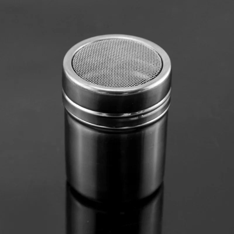 

Stainless Steel Spice Jar Net Lid Type Household Simple Seasoning Jar For Kitchen Kitchen Gadgets