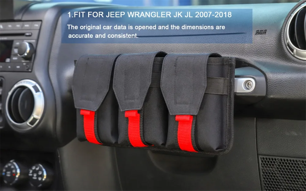 Сумка для хранения для Jeep Wrangler CJ YJ TJ JK JKU JL JLU Jeep Gladiator JT 2/4 двери автомобиля аксессуары для интерьера Стиль