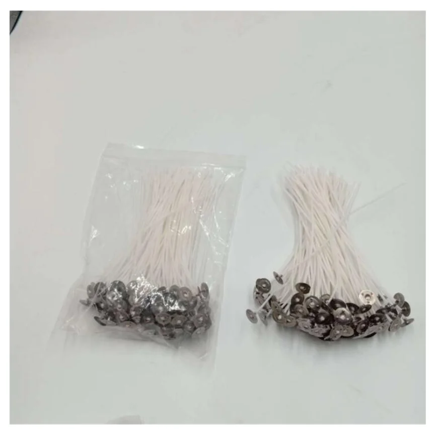 100 PCS/LOT 15cm Candle Wicks Making Non-toxic Durable Low Smoke Cotton Core DIY Materials | Дом и сад