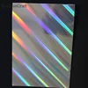 Chzimade 5Pcs Hot Stamping Foil Reflective Flash Cardboard Paper Rainbow DIY Glossy Decorative Paper Laser Cardboard Crafts ► Photo 3/6