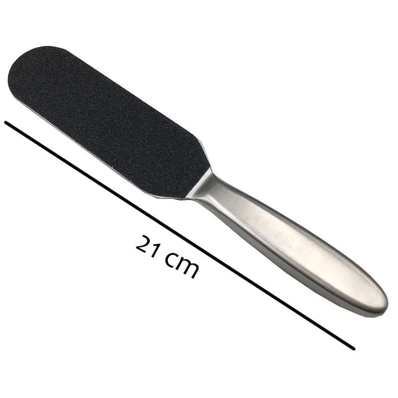 1 штук Ручка Тип лодыжки один скраб Маникюр продукция для ногтей пилка пятки терка для педикюр Rasp удаления случайный цвет