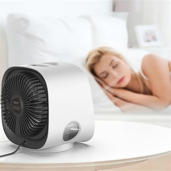 

Mini Portable Air Conditioner Multi-function Humidifier Purifier USB Desktop Air Cooler Fan with Water Tank Home 5V sale