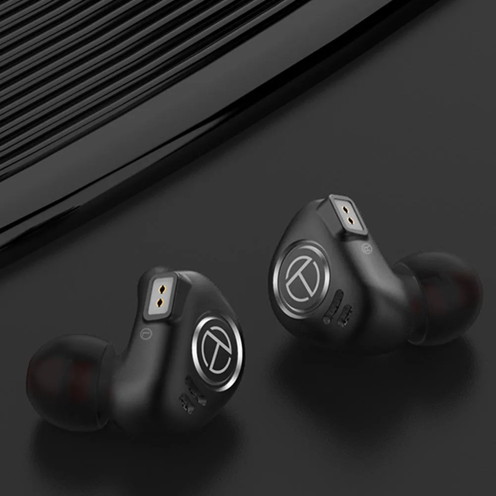 TRN V90 4BA+ 1DD H ybrid металлические наушники в ухо IEM HIFI DJ монитор для бега спортивные наушники ушные наушники гарнитура наушники Im2/v80/X6
