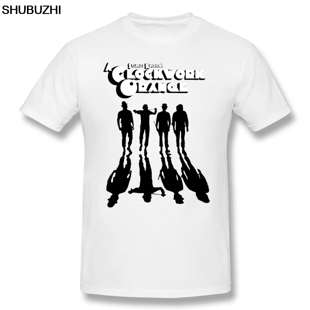 

Clockwork Orange T Shirt A Clockwork Orange Shadows T-Shirt Fun Summer Tee Shirt Graphic Male Cotton Big Tshirt
