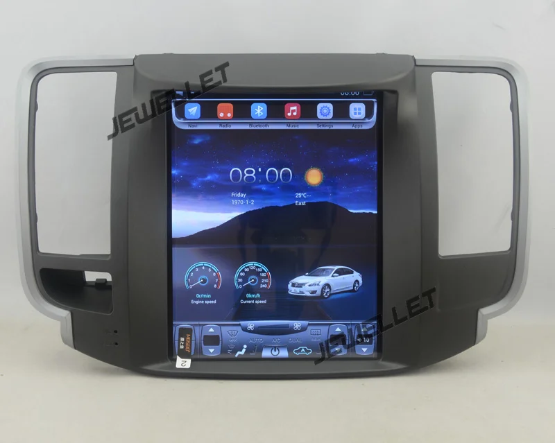 10," tesla стиль вертикальный экран Восьмиядерный Android 8,1 Стерео gps навигация для Nissan Teana 2009-2012