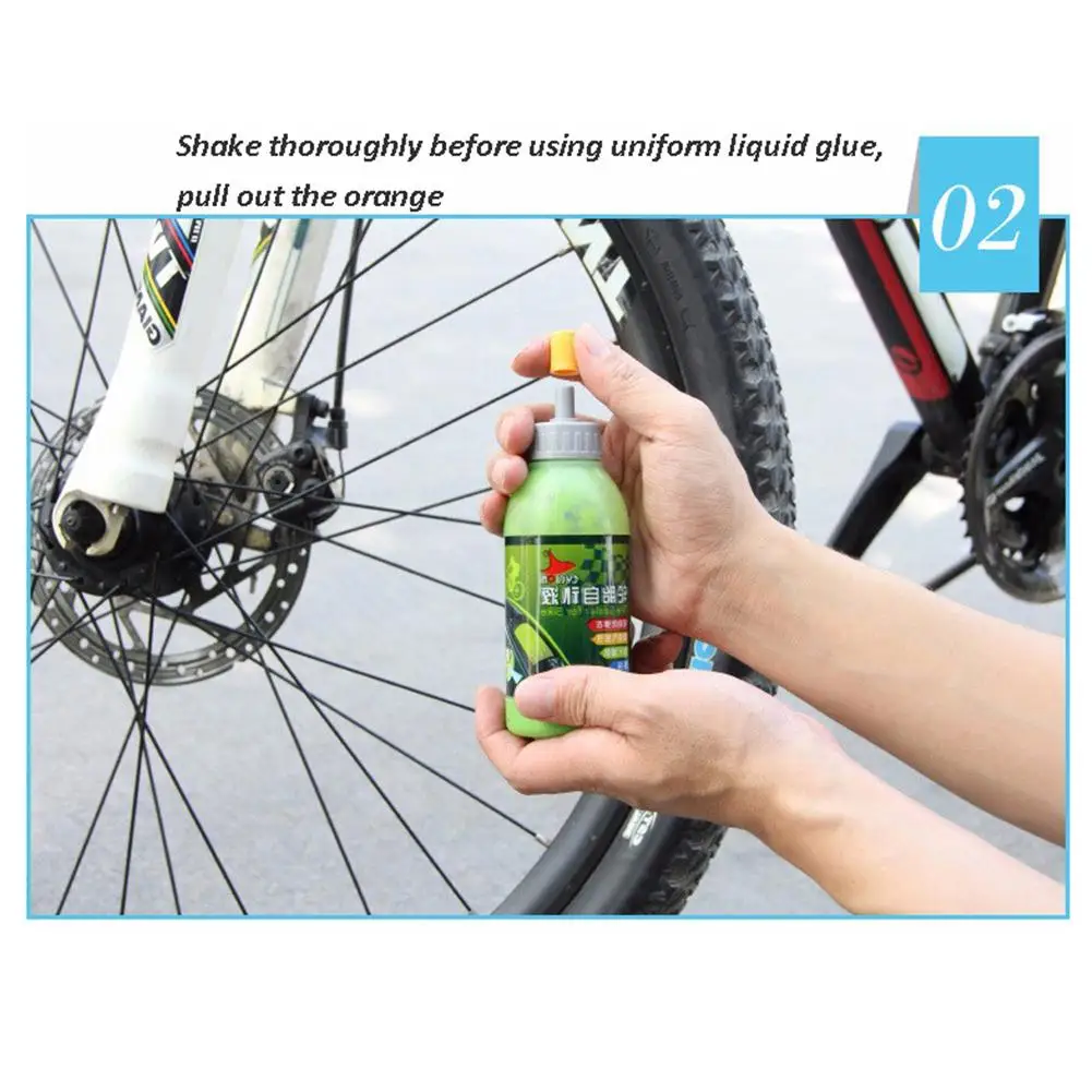 150ML Tire Fluid Tire Self-rehydration Mountain Bike Tire Sealant Machine Protection Puncture Sealant Bicycle Tire Repair Fluid