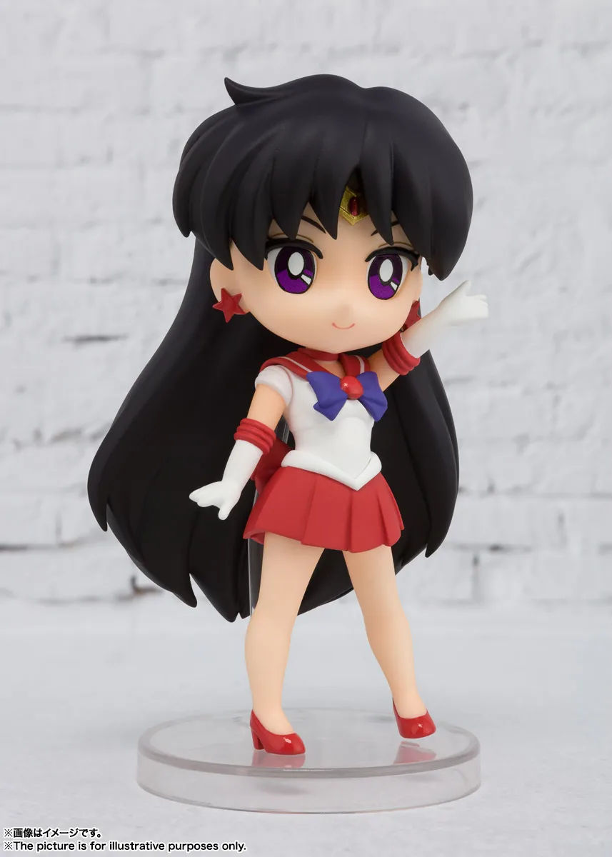 PrettyAngel-оригинальные BANDAI духи Figuarts mini 25th Сейлор Мун Меркурий парусник Юпитер Венера фигурки