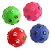 Squeaky Pet Dog Ball Toys for Small Dogs Rubber Chew Puppy Toy Dog Stuff Dogs Toys 4