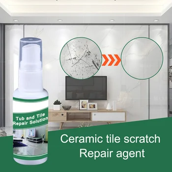 

Economical Bathtub Tile Refinish Paint Repair Spray Sink Ceramic Porcelain Polish for Home ds99
