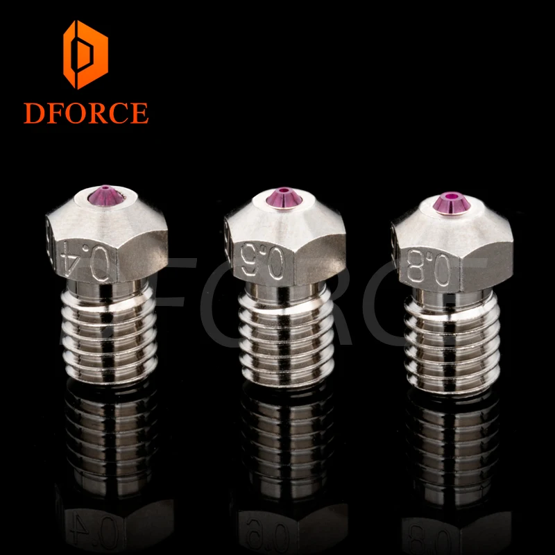 DFORCE T V6 с покрытием из меди красный распылитель Reprap v6 hotend сверхвысокой