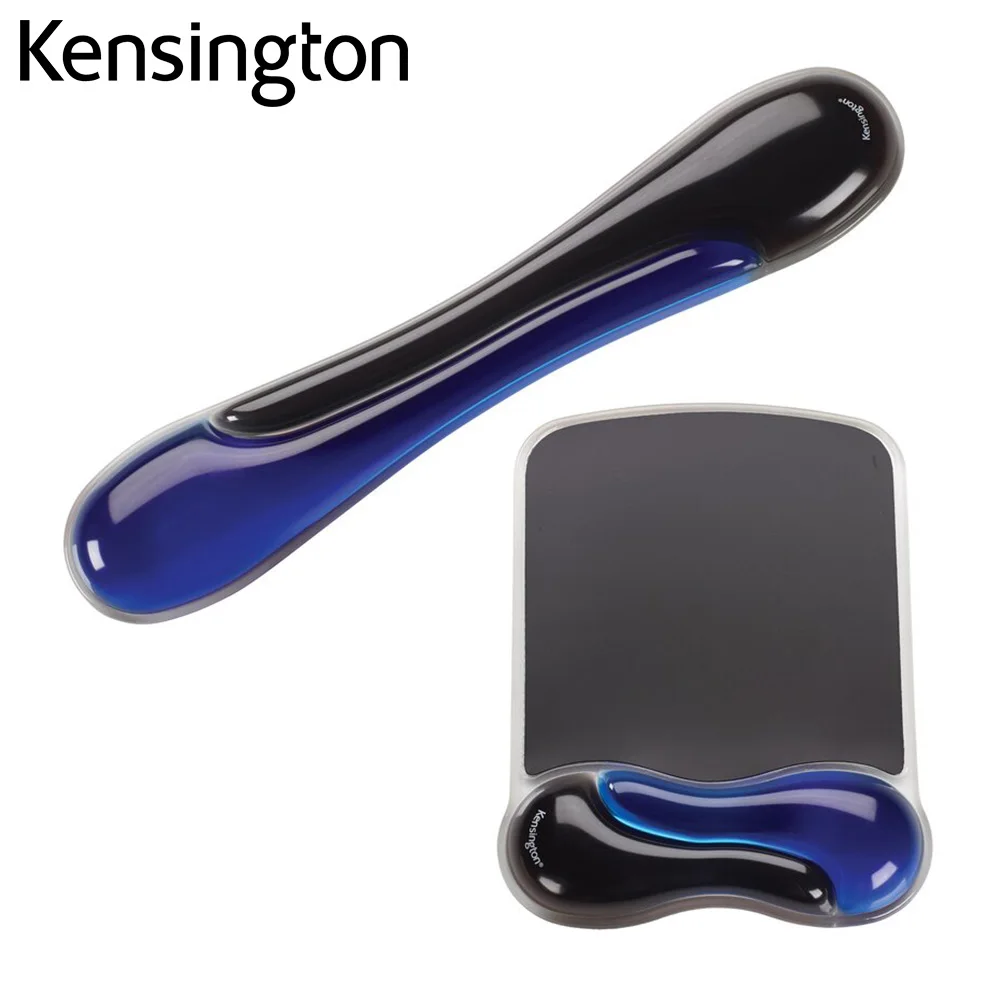 

Kensington Premium Black/Blue Gel Keyboard Wrist Rest and Mouse Pad Wrist Rest K62397+K62401 for Mechanical Game Keyboards