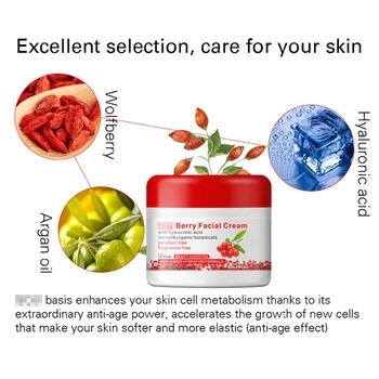 

Anti Wrinkle Anti Aging Snail Moist Nourishing Facial Cream Imported Materials Skin Care Firming Snail Face Cream