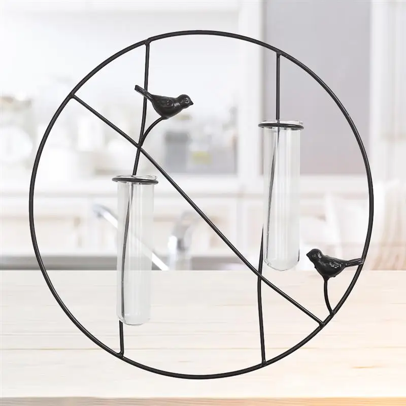 Vase Wall Hanging Delicate Space-Saving Portable Modern Wall-Mounted Vase For Garden Home