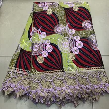 Новая Венди гипюровая кружевная ткань с вышивкой высокого качества восковая кружевная ткань со шнуром африканская восковая кружевная ткань для платья WD112620