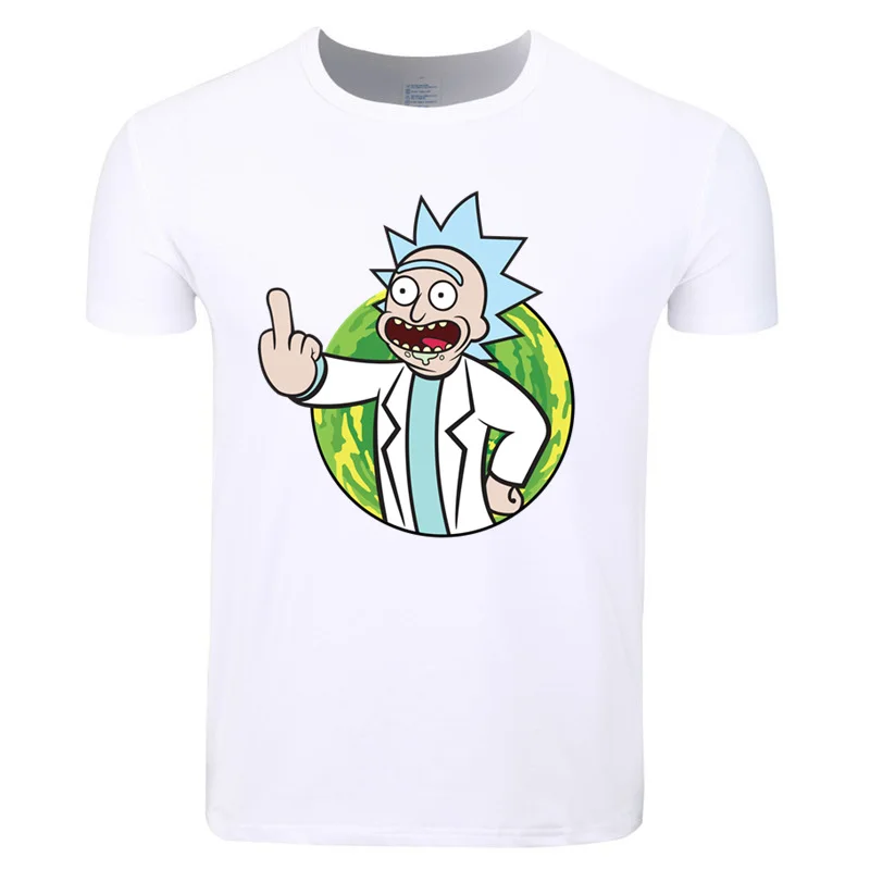 HCP271A Футболка с героями мультфильмов Rick And Morty Pickle Rick азиатского размера летняя футболка с короткими рукавами и круглым вырезом, смешная футболка Rick y Morty - Цвет: HCP271A