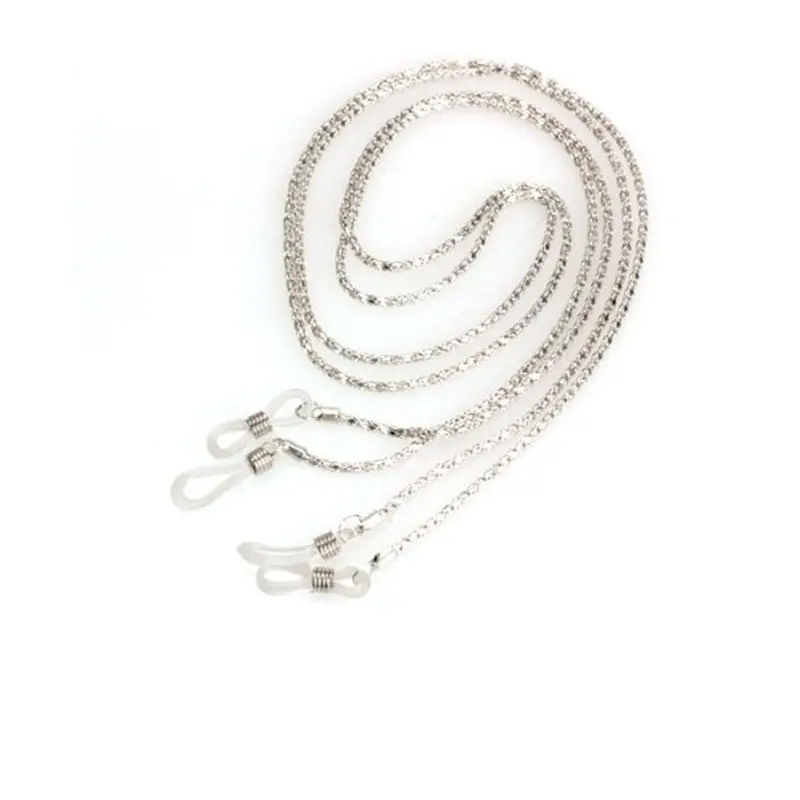 1pcs 61cm Sunglasses Lanyard Strap Necklace Metal Eyeglass Glasses Chain Cord For Reading Glasses 4 Colors