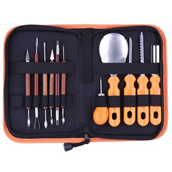 

11Pcs/Set Pumpkin Carving Kit Kitchen Cutter Fruit Vegetable Cutter Pumpkin Lamp Durable Carving Tools