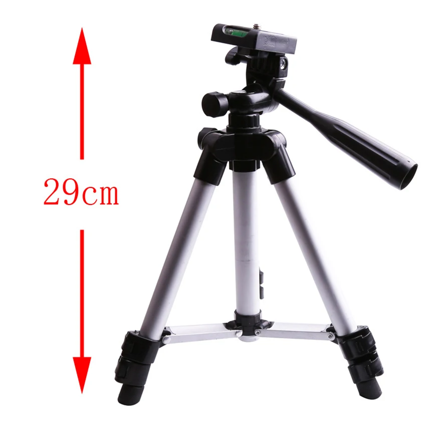 

Aluminum Alloy Laser Level Large Bracket with Handle 29cm-65cm Adjustable Telescopic Fishing Light Three-leg Support Bracket