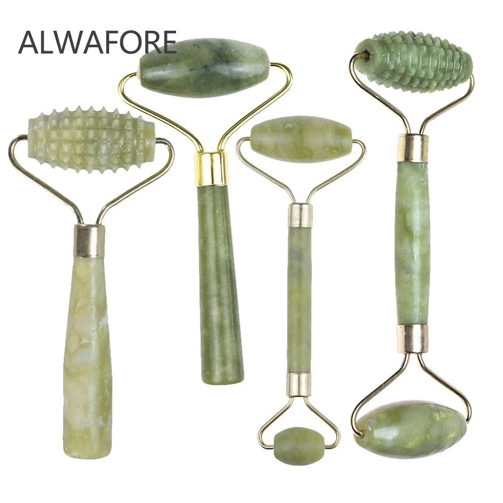 Roller-Needle Massage-Roller Derma Jade Stone Face-Arms Body-Head Neck 5-Style