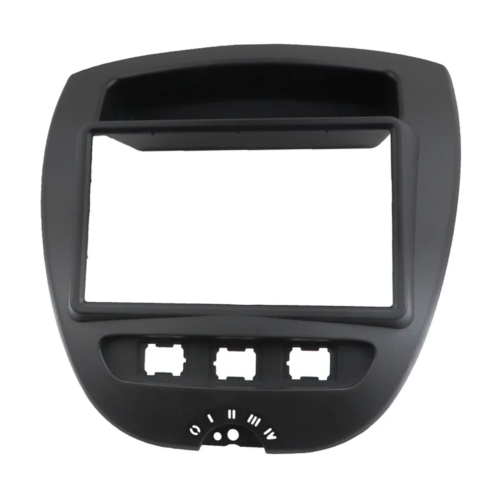 2Din Пыльник DVD стерео панель для Toyota* Aygo*/Citroen* C1/≥g* eot 107 2005- рамка панель приборной панели Установка отделка комплект