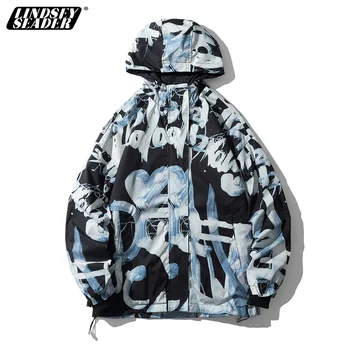 

Men Hip Hop Jacket Streetwear Retro Vintage Color Block Hooded Jacket Windbreaker Harajuku 2020 Track Jackets Coat Hoodie Autumn