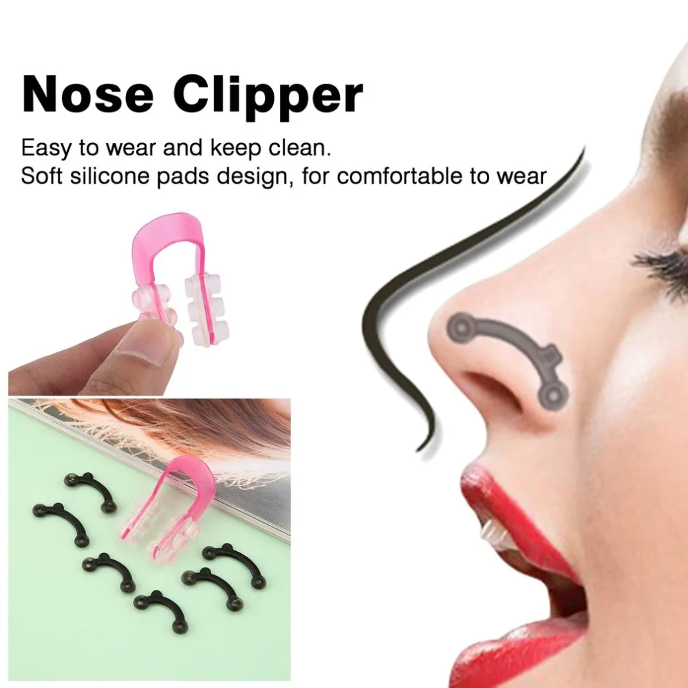 

3PCS/Set Nose Up Lifting Shaping Shaper Clip Nose Clipper Bridge Straightening Nose Corrector Nose Massager Makeup Beauty Tool
