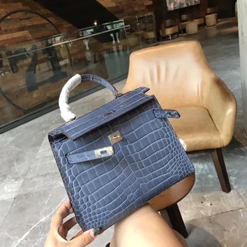 

Crocodile design 25 inch hand carry cross body fashionable women's bag shoulder bag Korean leisure bag crossbar bag