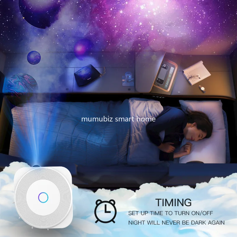 Controle sem Fio com Música Controle de Voz Novo Atualizado Inteligente Estrela Projecter Tuya App Ritmo Sycn Nebulosa Projetor Via Alexa - Image 4