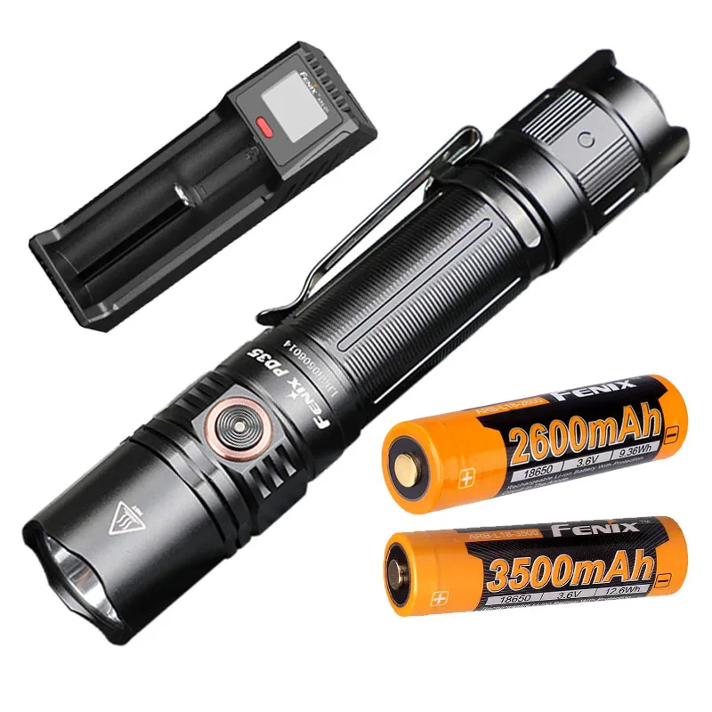 wet uitsterven Virus Fenix PD35 V3.0 1700 Lumen Zaklamp Met Usb Oplaadbare Batterij + Fenix D2  Charger + Fenix 3500Mah Batterij|Koplampen| - AliExpress