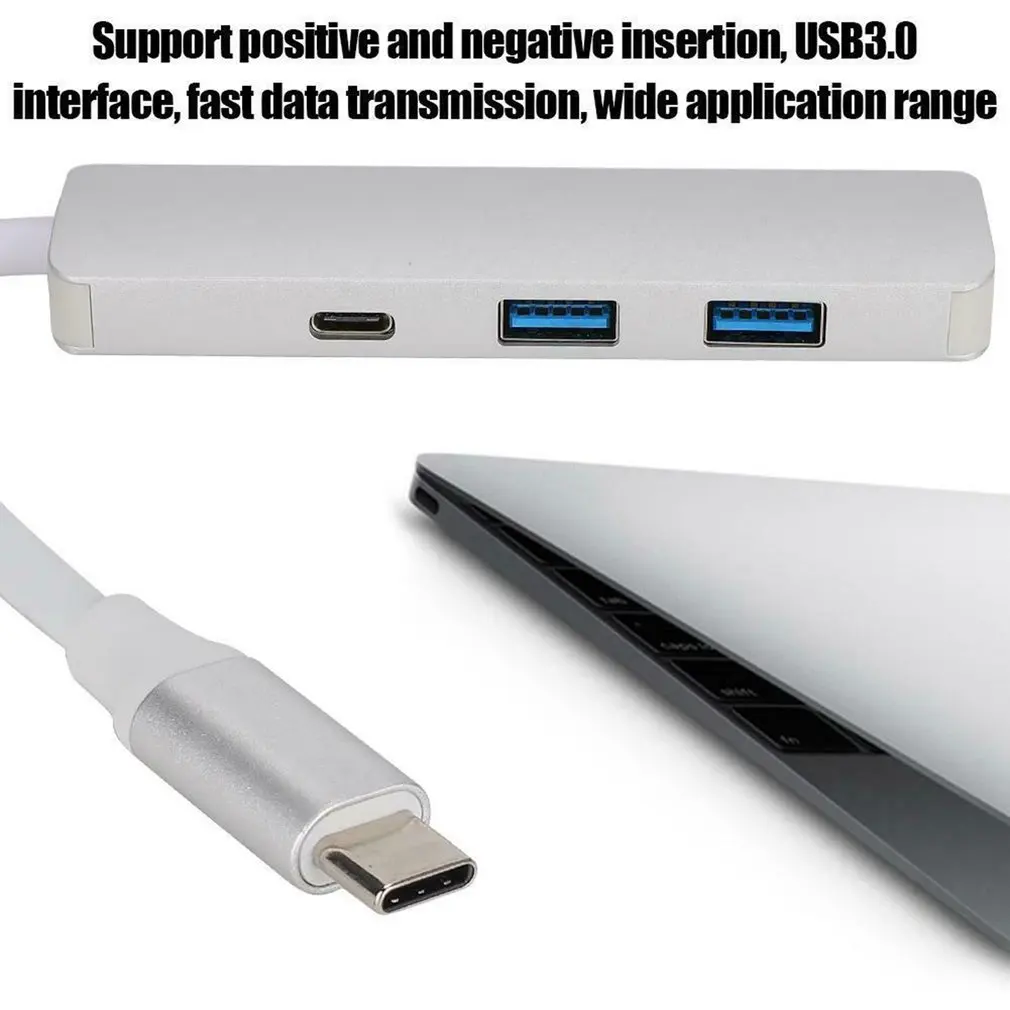 Премиум 4 в 1 Usb-C к тип-c конвертер HDMI USB разветвитель Pd концентратор адаптер Портативный Usb-C к тип-c HDMI USB разветвитель
