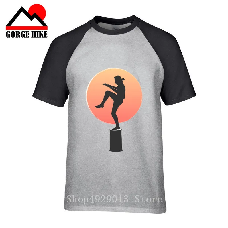 Мужская футболка с коротким рукавом размера плюс Kung Fu Master летняя для каратэ